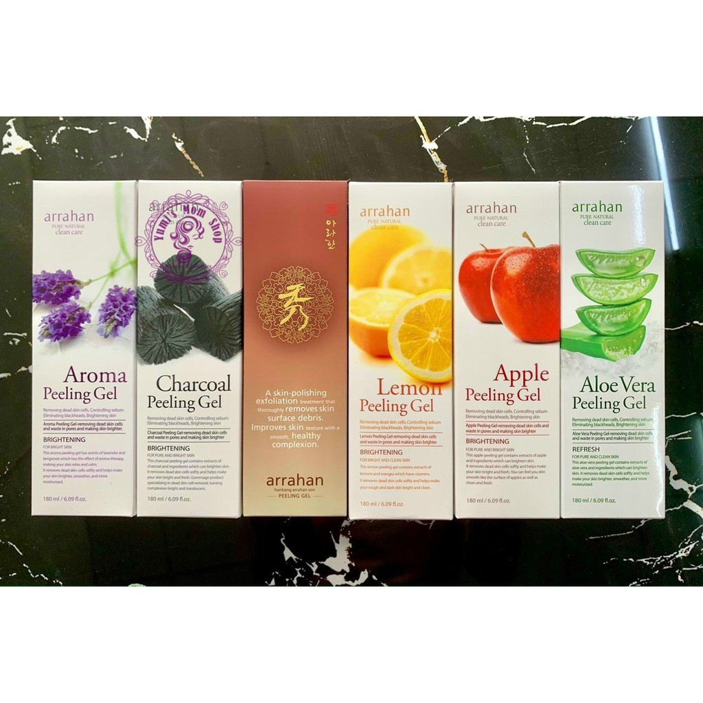 Tẩy da chết Arrahan Lemon Peeling Gel