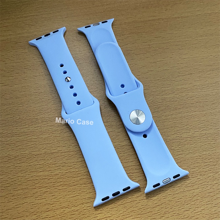 Dây đeo Apple Watch silicon chất liệu cao su nhiều màu Cho Apple Watch Series SE/6/5/4/3/2/1 38mm|40mm|42mm|44mm - MARIO