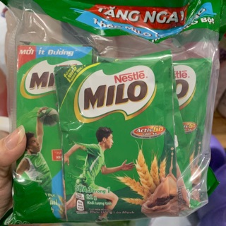 10 gói milo 22g tặng kèm 1 hộp milo ít đường