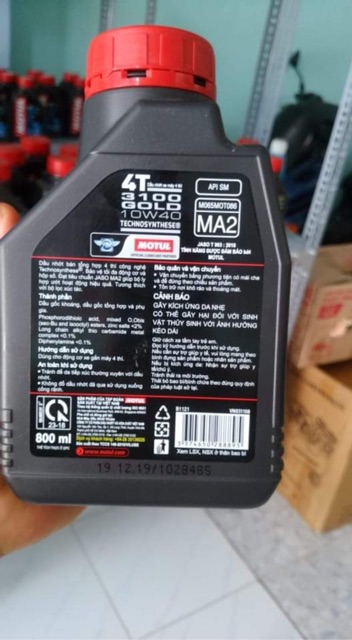 NHỚT MOTUL 3100 GOLD 10W40 800 ML