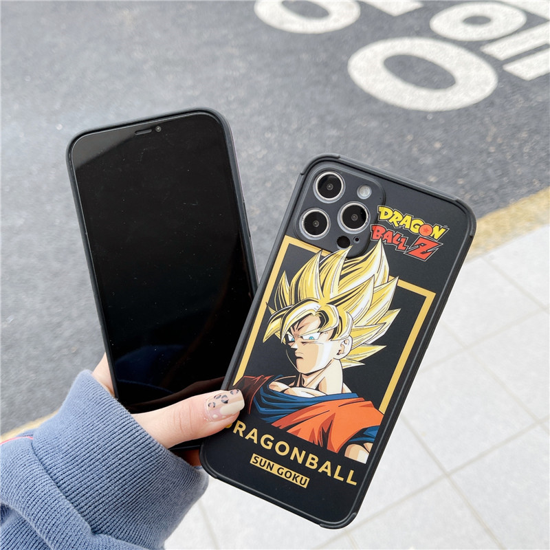 Ốp Lưng Tpu Mềm Họa Tiết Hoạt Hình Dragon Ball Cho Iphone 12 11 Pro Max 6 6s 7 8 Plus Iphone X Xs Max Xr Se 2020