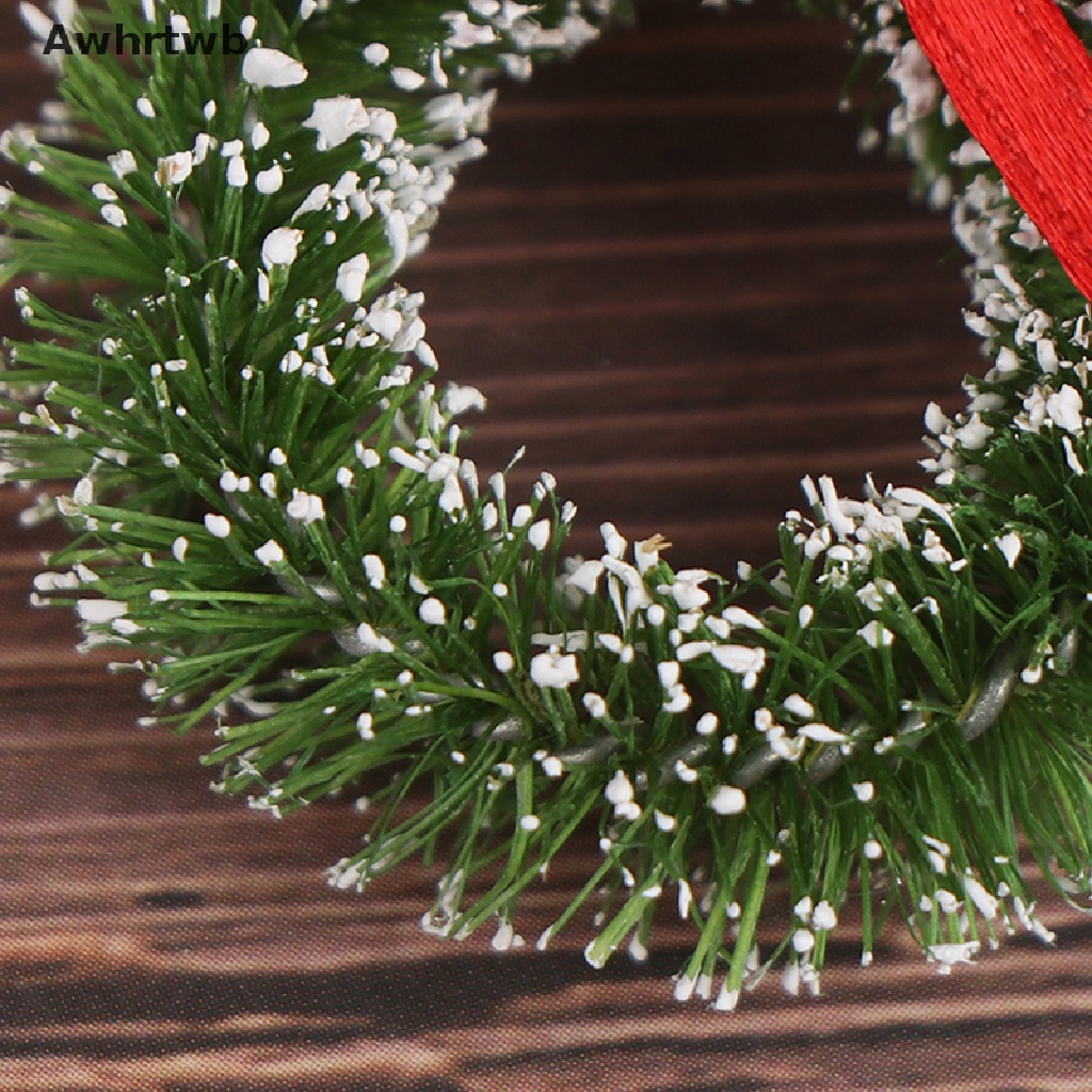 Set 10 Vòng Nguyệt Quế Mini Trang Trí Giáng Sinh