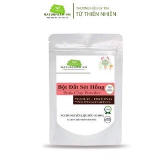 Bột đất sét hồng Pháp - Bột thiên nhiên Handmade