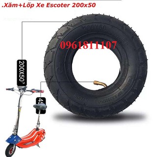 Săm và lốp xe điện escooter bánh 8 inch