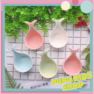 Bát sứ ăn dặm hình cá nhỏ cho bé 60ml