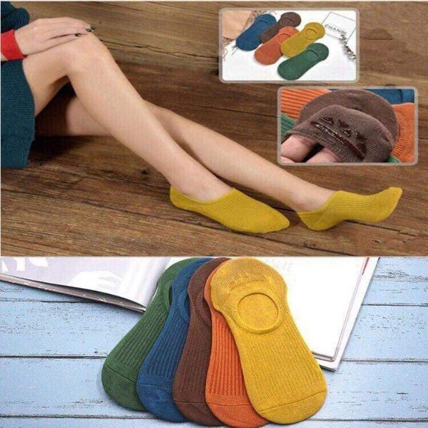 Sét 10 Đôi Tất Hài Gân Tăm Nữ cotton - Loại 1