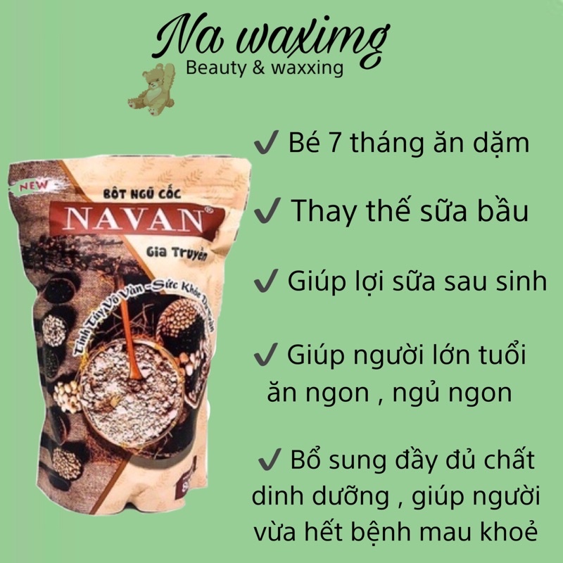 ngũ cốc navan 7 vị đậu 800gr giá sỉ giúp lợi sữa , tăng cân , giảm cân , cung cấp dưỡng chất - tinastoreq2