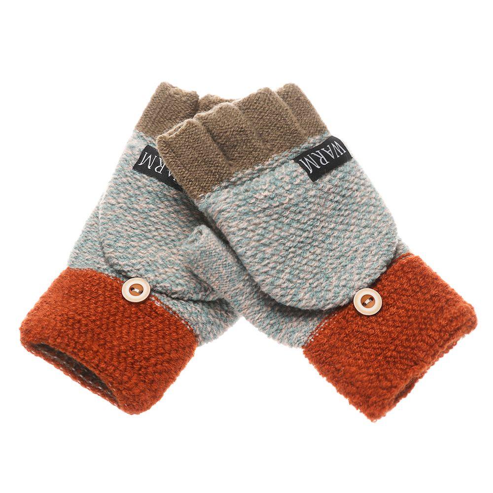 LAY Găng Tay Len Hở Ngón Thời Trang Dành Cho Nữ