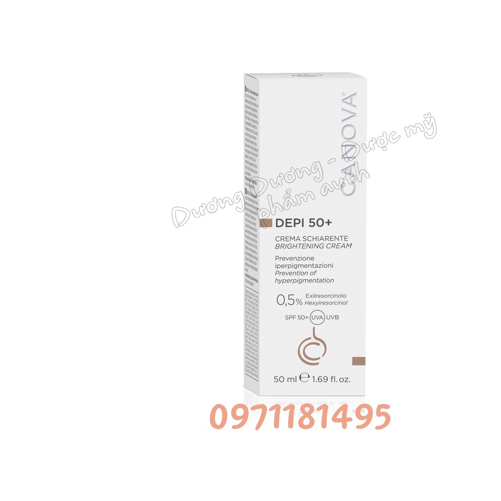 Kem làm mờ nám, sáng da ban ngày CANOVA  DEPI 50+ 50ml có tem phụ