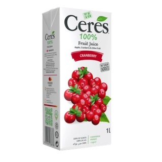 Nước ép nam việt quất Cranberry Ceres 1L