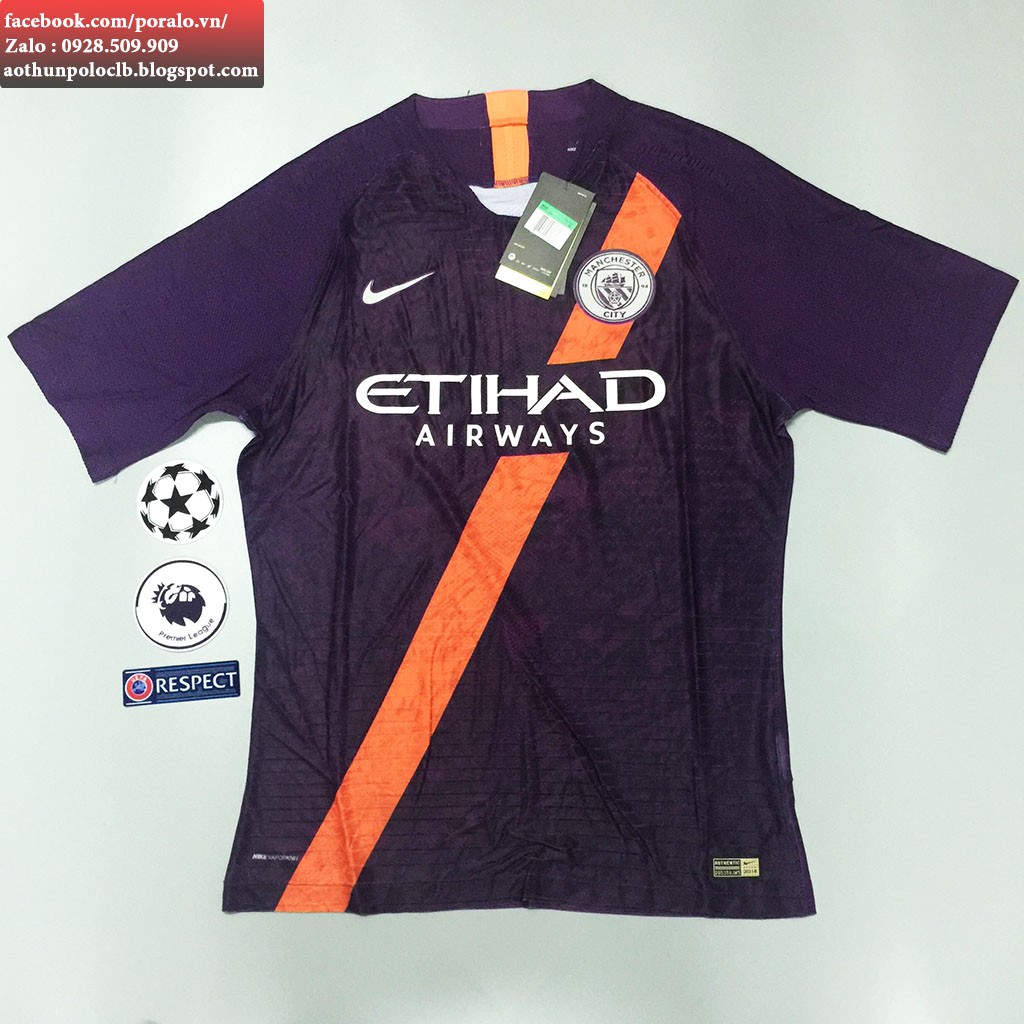 ÁO ĐẤU MAN CITY 2018-19 - Mã SP : AD_MC2019_3RD_PLAYER