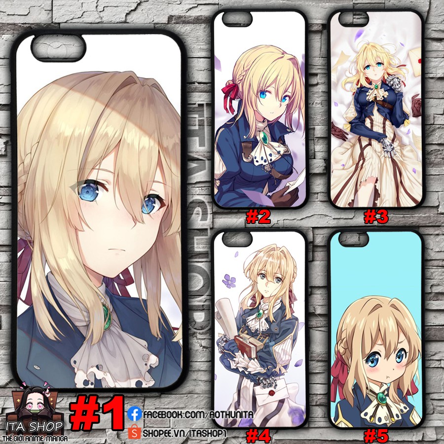 Ốp lưng Violet Evergarden 2 - Ốp lưng Anime cho nhiều dòng máy (Iphone, Oppo, Samsung, Xiaomi, Realme, Vivo...)