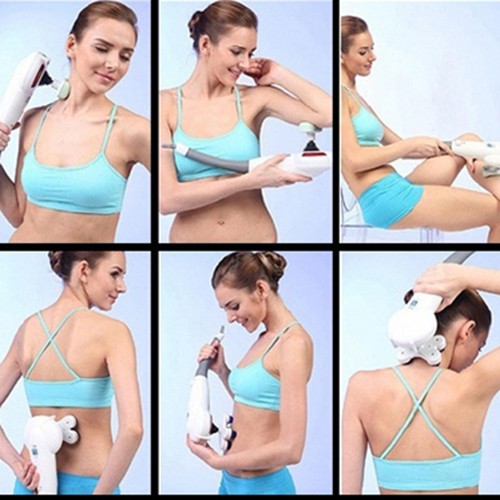 BH 12 tháng Máy massage cầm tay 7 đầu HỒNG NGOẠI Nhật Bản Magic King Massager