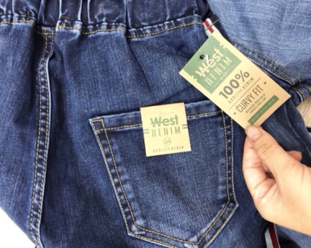 Quần bò baggy hiệu West