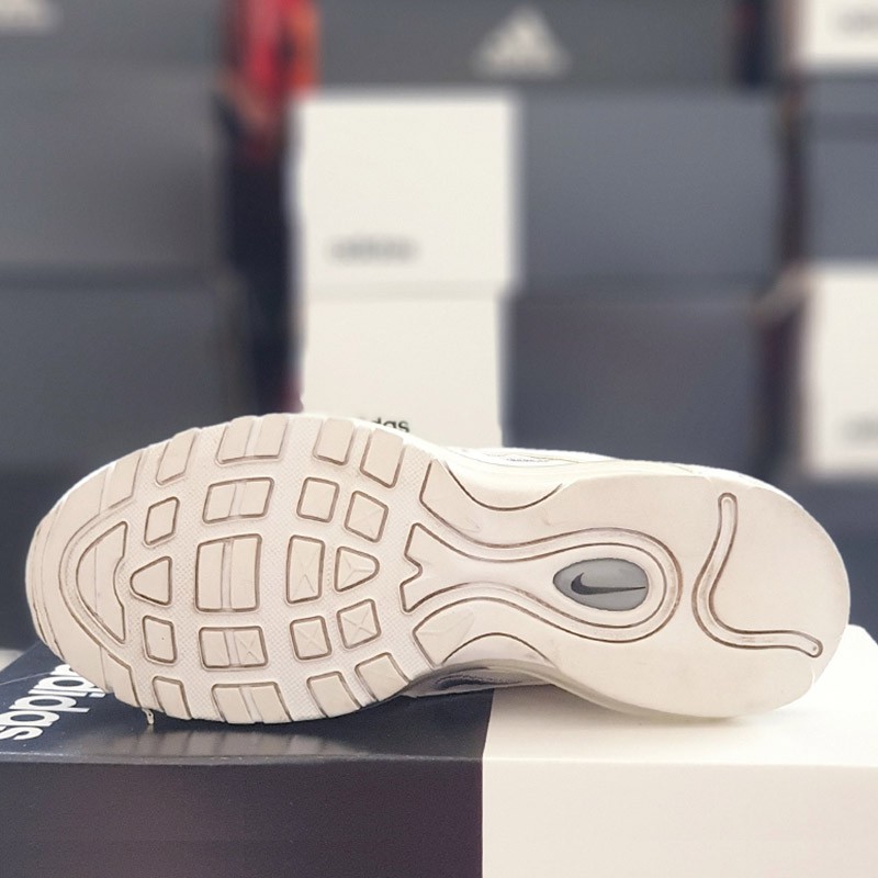 Giày thể thao Nike Air Max 97 trắng kem, nhiều size, real 2hand