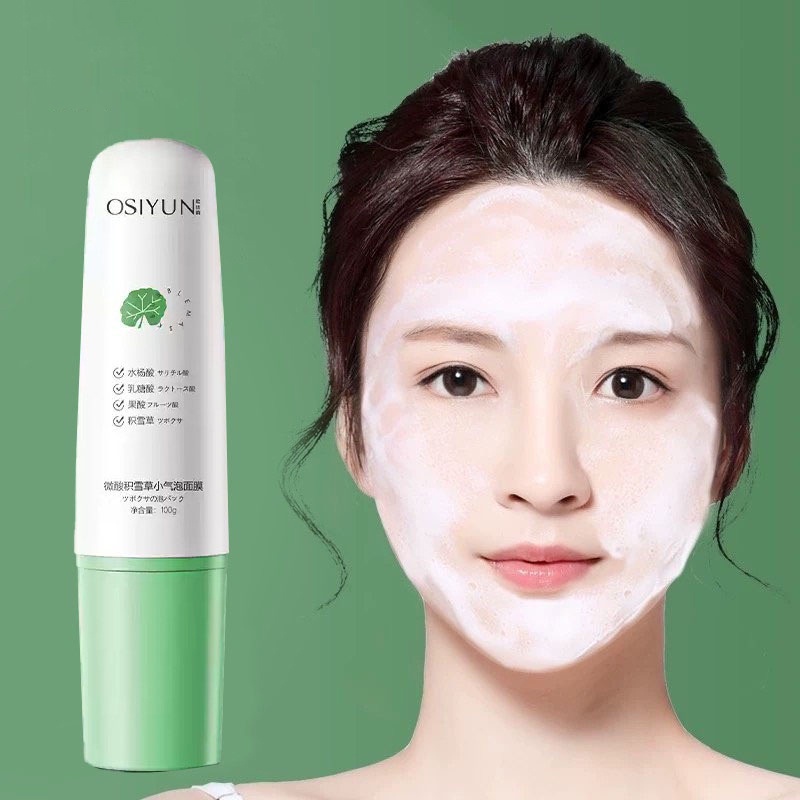 Yinmei Mặt Nạ Axit centella Châu Á Sủi Bọt Làm Sạch Kiềm Dầu Loại Bỏ Mụn Đầu Đen Và Làm Mềm Da