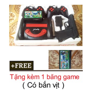 MÁY CHƠI GAME BĂNG 4 NÚT KJM-06 - TẶNG KÈM 1 BĂNG GAME ( CÓ BẮN VỊT )