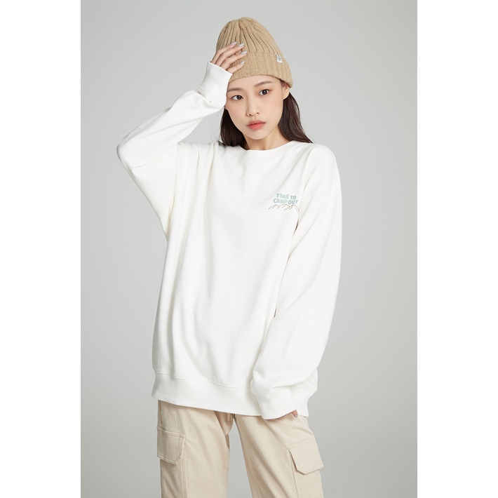 sweat shirt Spao xuất Hàn dành cho nữ hàng chính hãng