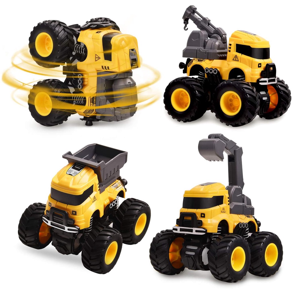Xe mô hình oto quán tính chạy đà, chạy trớn xoay 360 độ. Nhựa cao cấp, an toàn- KS-7358 (Chọn ngẫu nhiên)