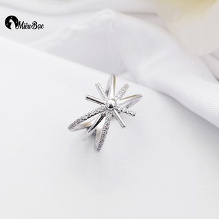 Nhẫn bạc nữ MIÊU BẠC hậu duệ mặt trời chất liệu bạc 925 - N400194