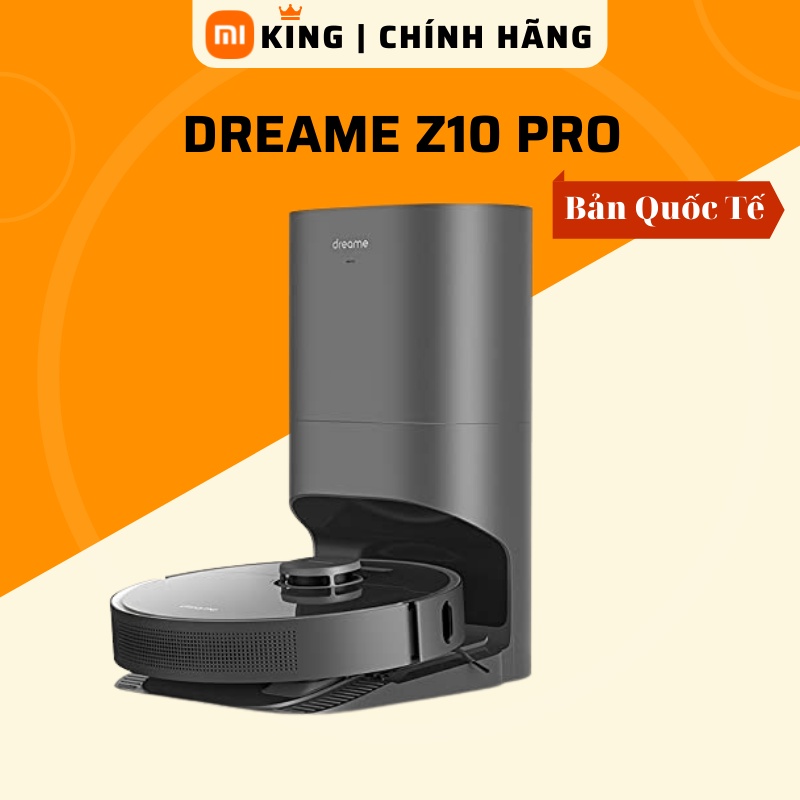 Robot Hút Bụi Lau Nhà Thông Minh Dreame Bot Z10 Pro - Lực hút 4000 Pa - Bản Quốc Tế - BH 12 Tháng