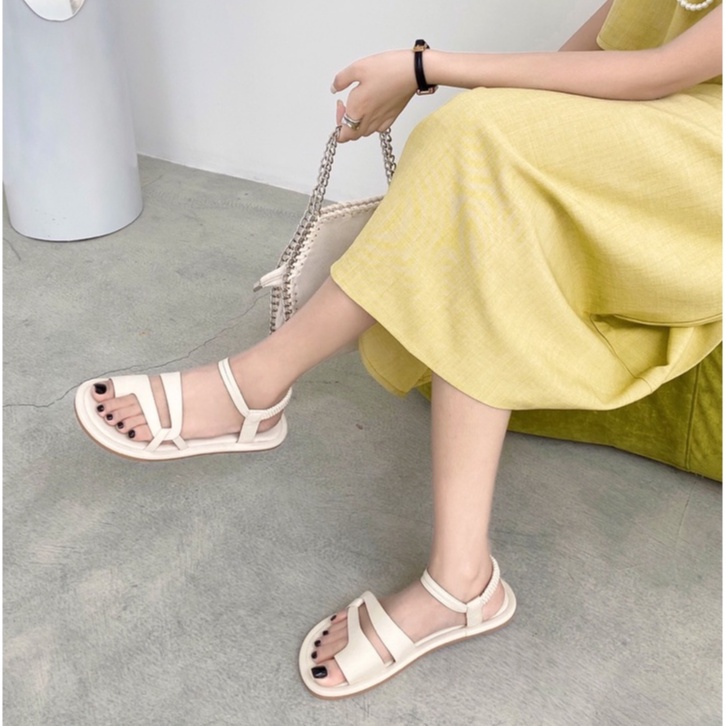 Sandal nữ xỏ ngón quai chun hàng cao cấp kiểu dáng độc đáo phong cách Ulzzang siêu xinh