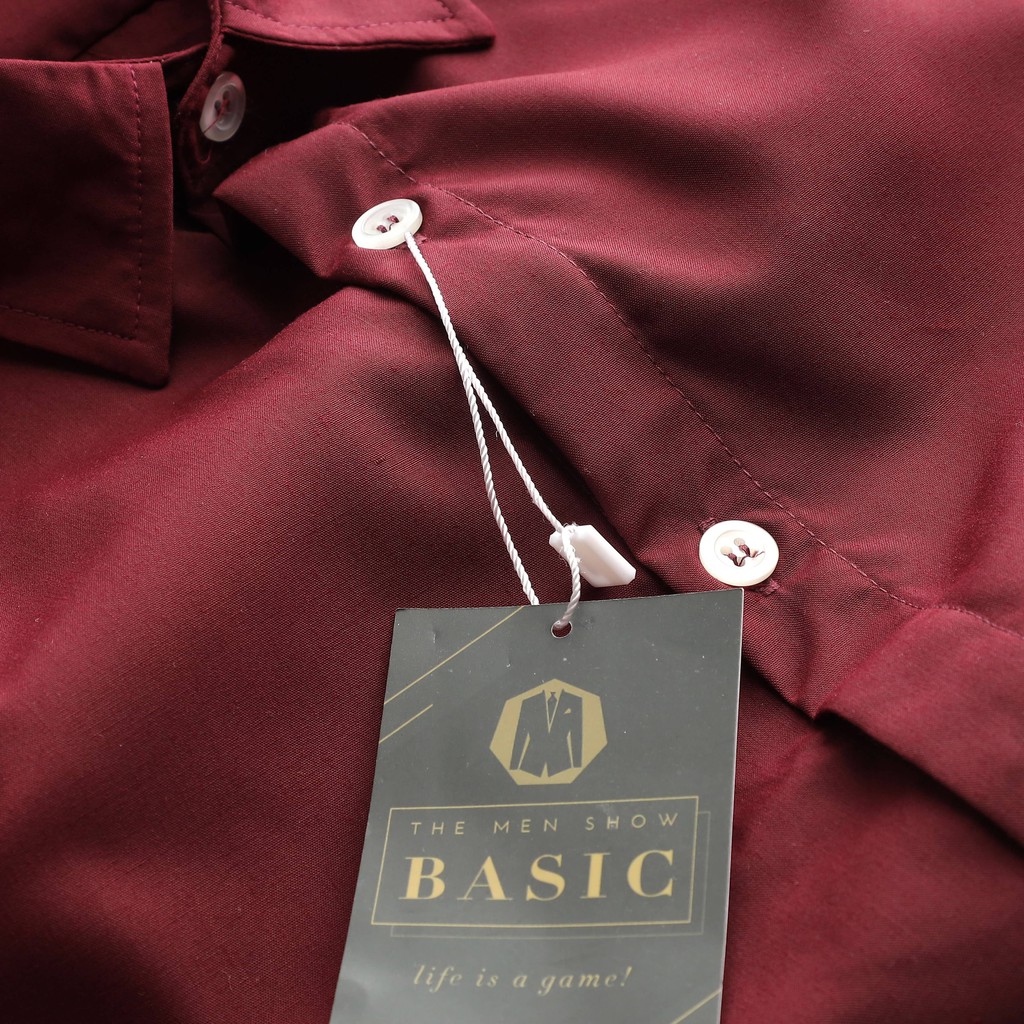 Áo sơ mi nam tay ngắn BASIC - THE MEN SHOW 5 màu Vải kate mềm min siêu mát - SANG TRỌNG LỊCH LÃM