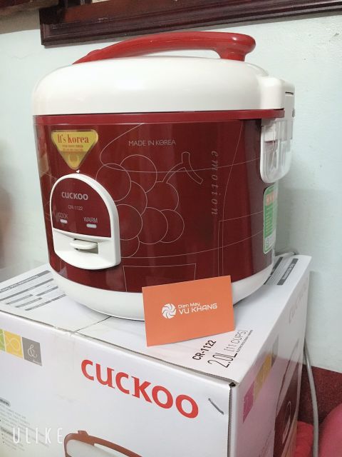 Nồi Cơm Điện 1,8L CucKoo CR 1122 Chính Hãng ( 4-6 người ăn )