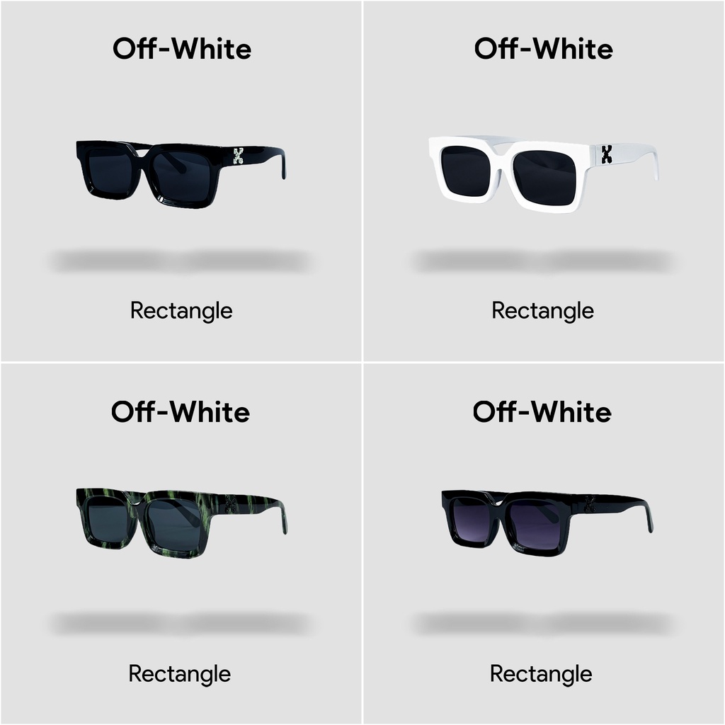 Kính thời trang Off White mắt râm 2024 gọng giả cận vuông nhiều mẫu