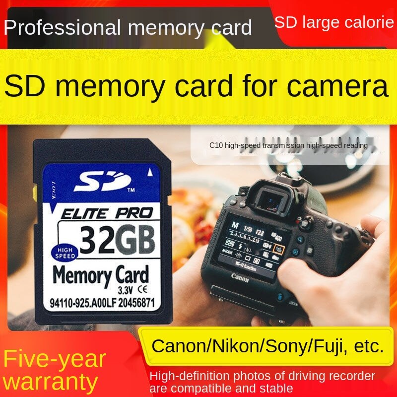 Thẻ Nhớ Tốc Độ Cao Cho Máy Ảnh Canon Sony Slr