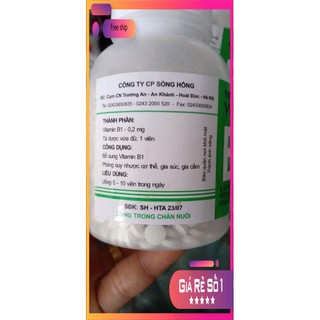 [Ban si] Vitamin B1 1000v dành cho thú y