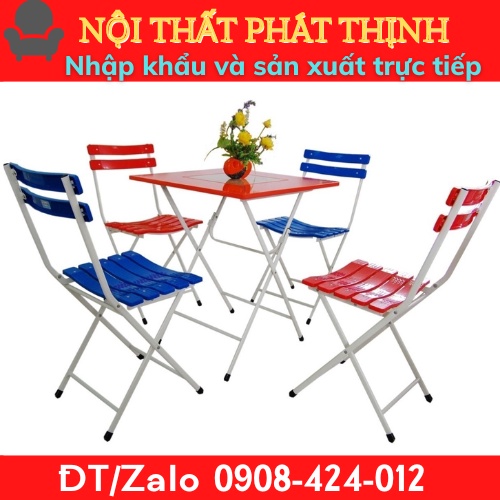 Ghế xếp văn phòng - ghế gấp nhựa cafe