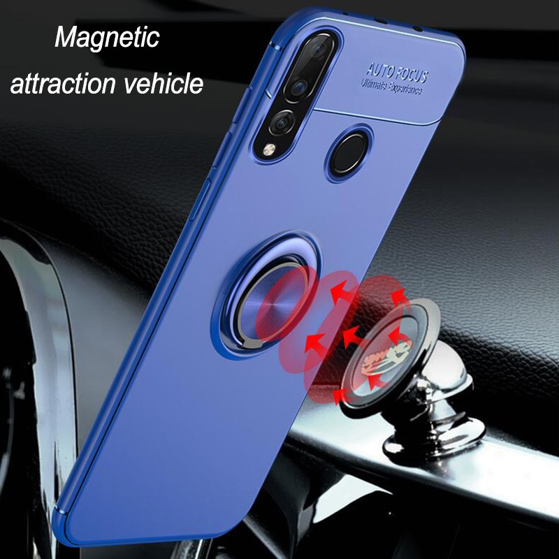 Ốp lưng TPU chống sốc có vòng đỡ hút nam châm trên xe hơi cho Huawei Y9 Prime 2019 | BigBuy360 - bigbuy360.vn