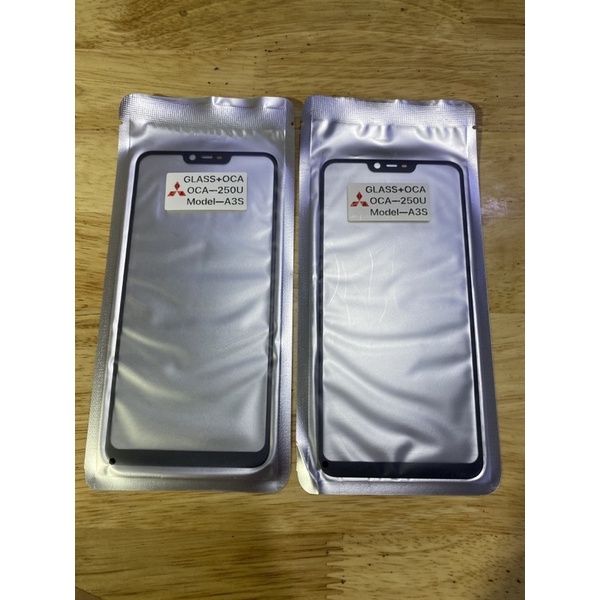 kính ép oca xịn Oppo a3s/Realme c1/a5… dùng chung