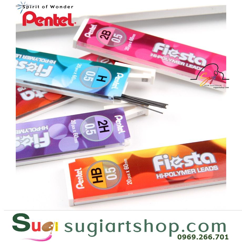 RUỘT CHÌ BẤM / NGÒI CHÌ BẤM PENTEL 0.5mm