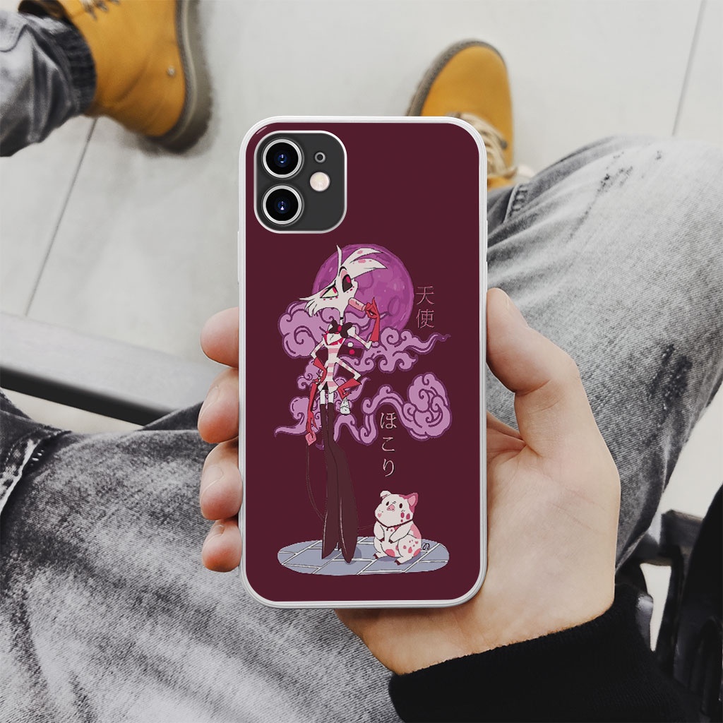 Ốp điện thoại Angel Dust Pet Hazbin Hotel  Mr.Simple dành cho Iphone 6 7 8 Plus 11 12 13 PRO  LAK0000481