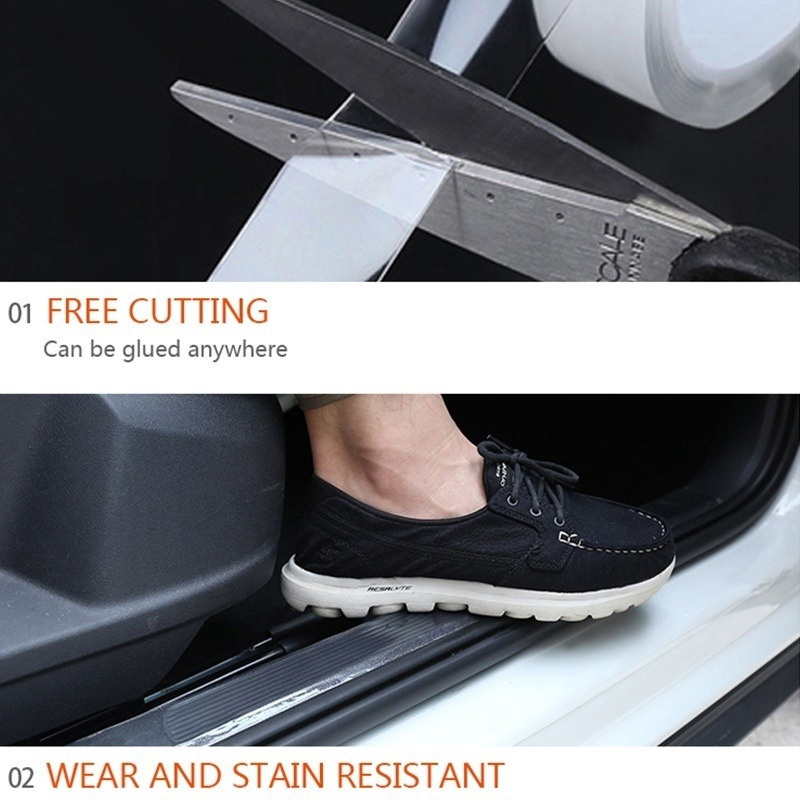 Cuộn Băng Keo Vinyl Trong Suốt 3M Dán Bảo Vệ Viền Cửa Xe Hơi/ Cửa Ra Vào