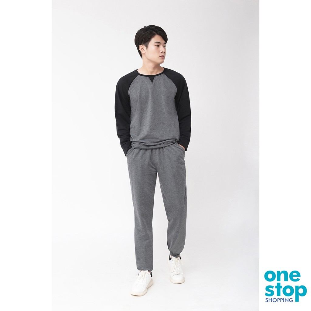 Sét bộ thời trang thu đông mặc nhà nam chất liệu vải thun da cá one shop
