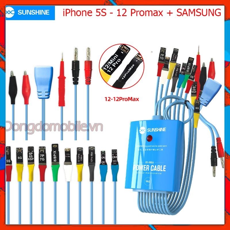 Dây cấp nguồn SS-905A cho i.Phone 5S -12 Promax + 2 chân SAMSUNG