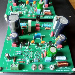 PCB và Điện Trở Cho mạch SymAsym Class AB Amplifier