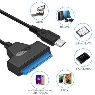Cáp Chuyển Đổi Usb 3.1 Type C Sang Sata Hdd Ssd 2.5 "