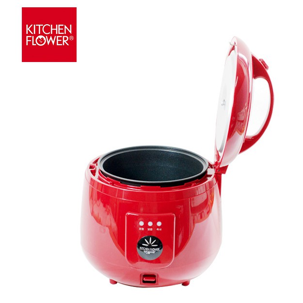 Hàng chính hãng,Nồi cơm điện lòng gang KITCHEN FLOWER - COOKIN, RM-NA10 1.0 Lít  Màu đỏ Sản xuất & nhập khẩu Hàn Quốc