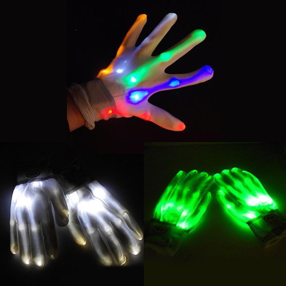 Găng Tay Giáng Sinh Có Đèn Neon