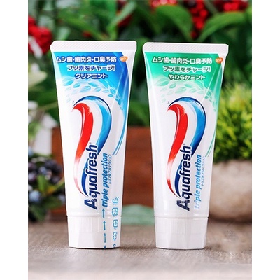 Kem đánh răng Aquafresh hương bạc hà 160g và hương trà xanh Aquafresh 140g