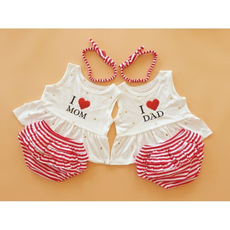 Set 3 chi tiết babydoll cực xinh hãng Bunny