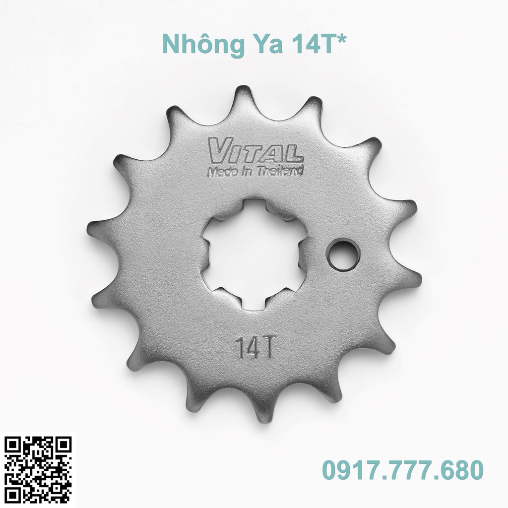 NSD SÊN VÀNG 9 ly EXCITER 150 / Ex 150 / Ex150 / Fz150i, Exciter - Nhông sên dĩa, đĩa tải, xích sên VITAL chính hãng