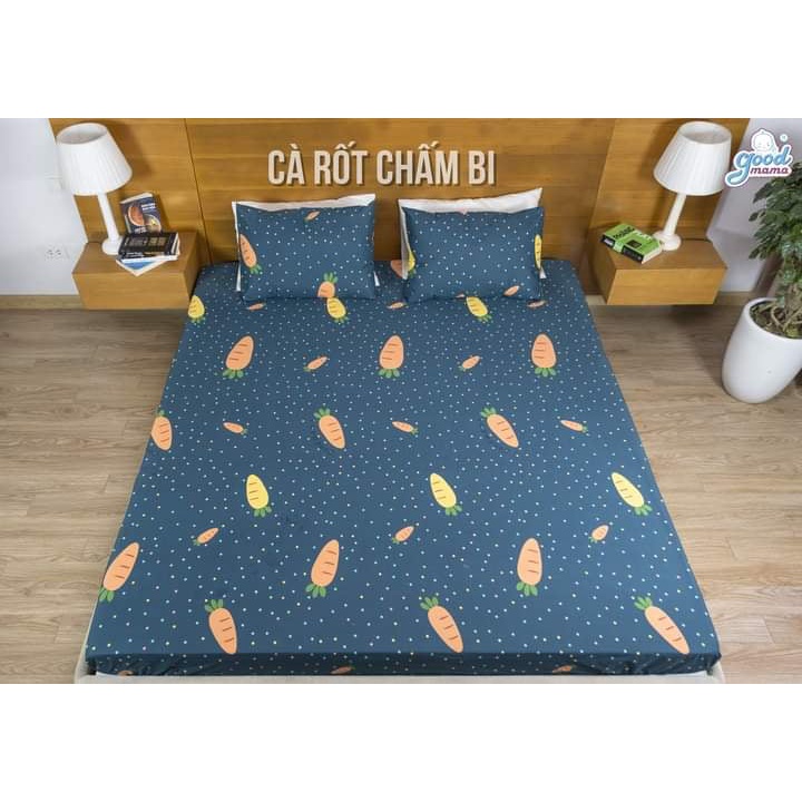 Drap chống thấm cao cấp goodmama 100% VẢI COTTON [FREESHIP](ko vỏ gối) BH 6 THÁNG -HÀNG CHÍNH HÃNG