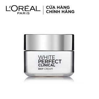 Kem dưỡng trắng mịn và giảm thâm nám ban ngày L'Oreal Paris White Perfect Clinical Day SPF 19PA +++ 50ml (kem ngày)