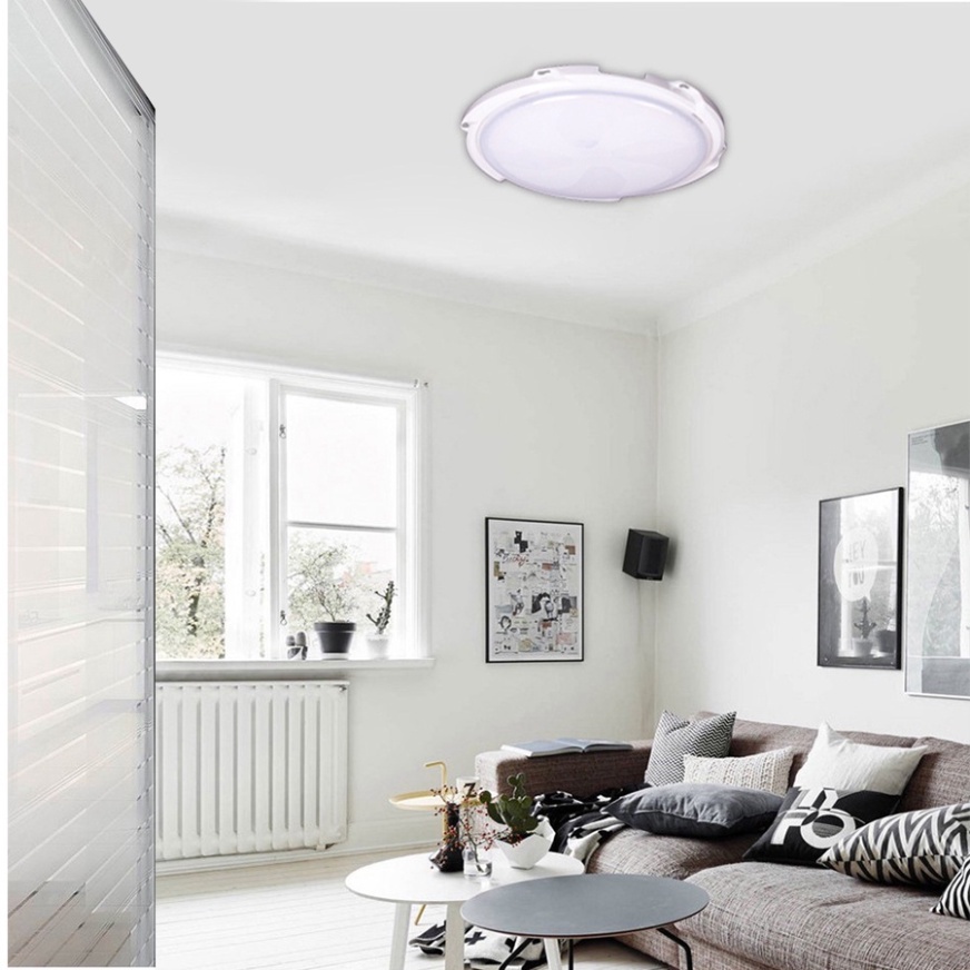 Đèn năng lượng mặt trời 300W 400W 500W đèn ốp trần trong nhà mái hiên pin sạc trọn đời