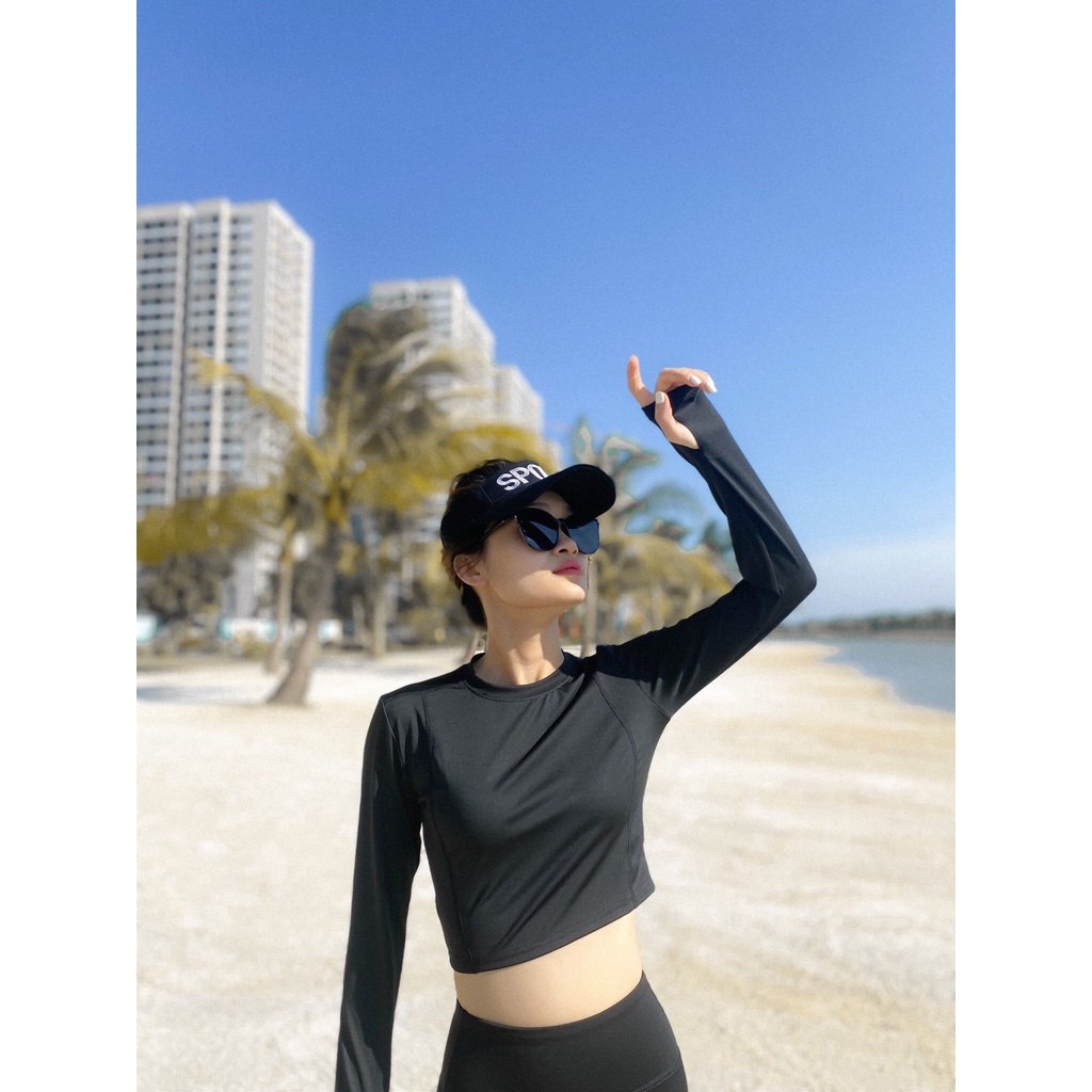 Đồ Tập Gym Yoga Dài Tay Chất Spedanx Co Giãn Và Thấm Mồ Hôi Tốt